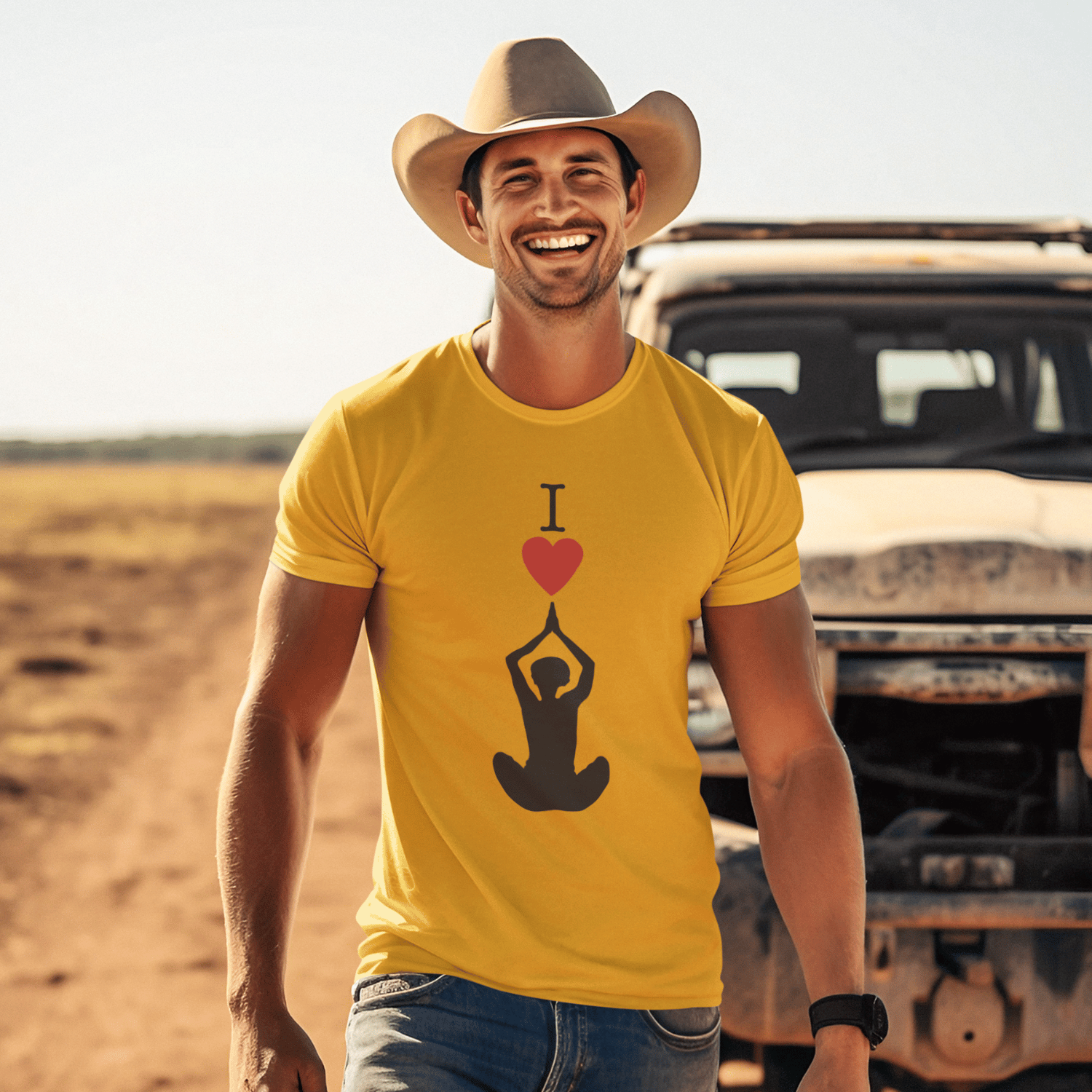 I Love Yoga - Mens T-shirts - Shipping Globally!