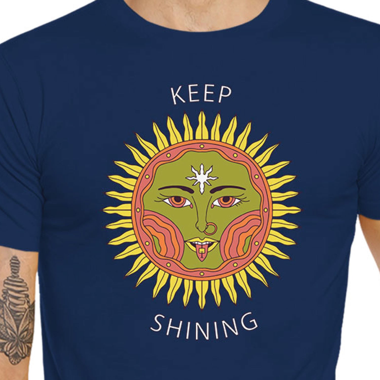 Keep Shining Tantra Original Since 1997 – Unisex Cotton Tee Everyday Wear – Shipping Globally!