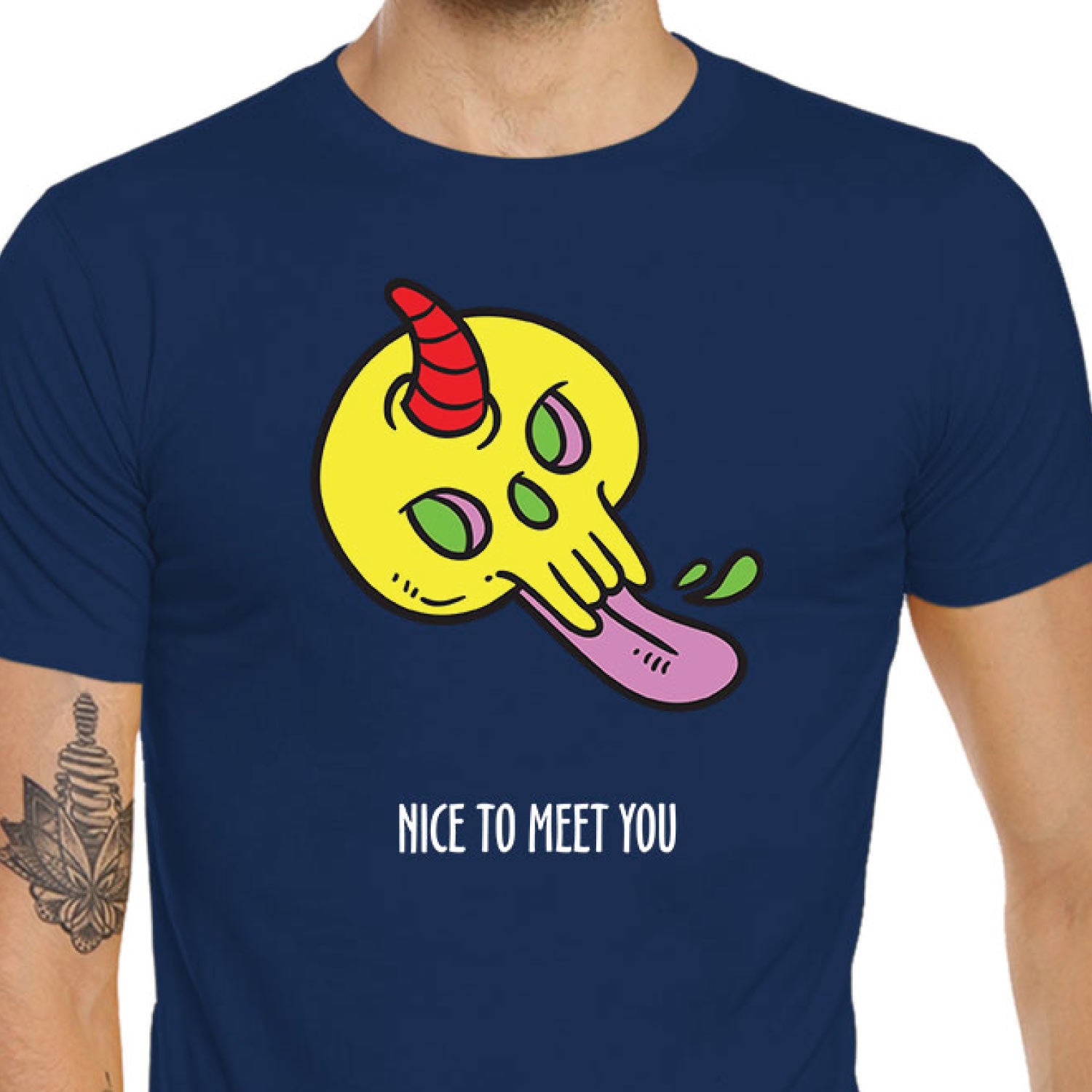 Nice to Meet You Tantra Original Since 1997 – Unisex Cotton Tee Casual Wear – Shipping Globally!