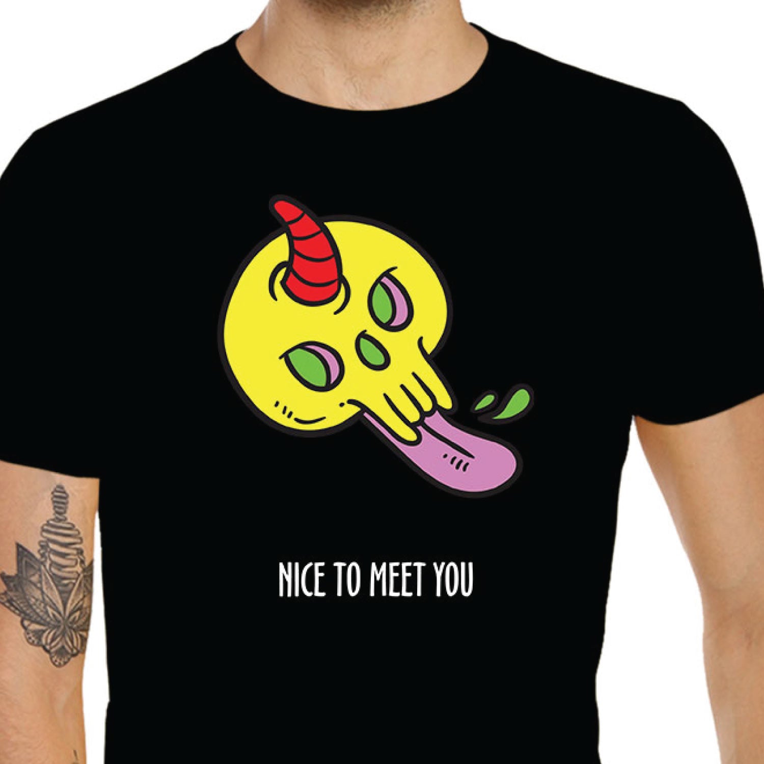 Nice to Meet You Tantra Original Since 1997 – Unisex Cotton Tee Casual Wear – Shipping Globally!