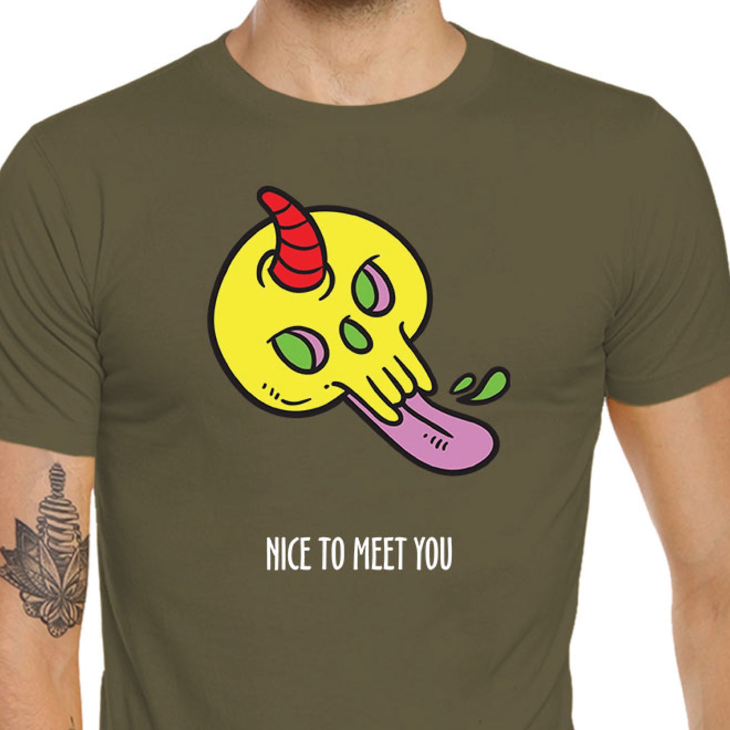 Nice to Meet You Tantra Original Since 1997 – Unisex Cotton Tee Casual Wear – Shipping Globally!