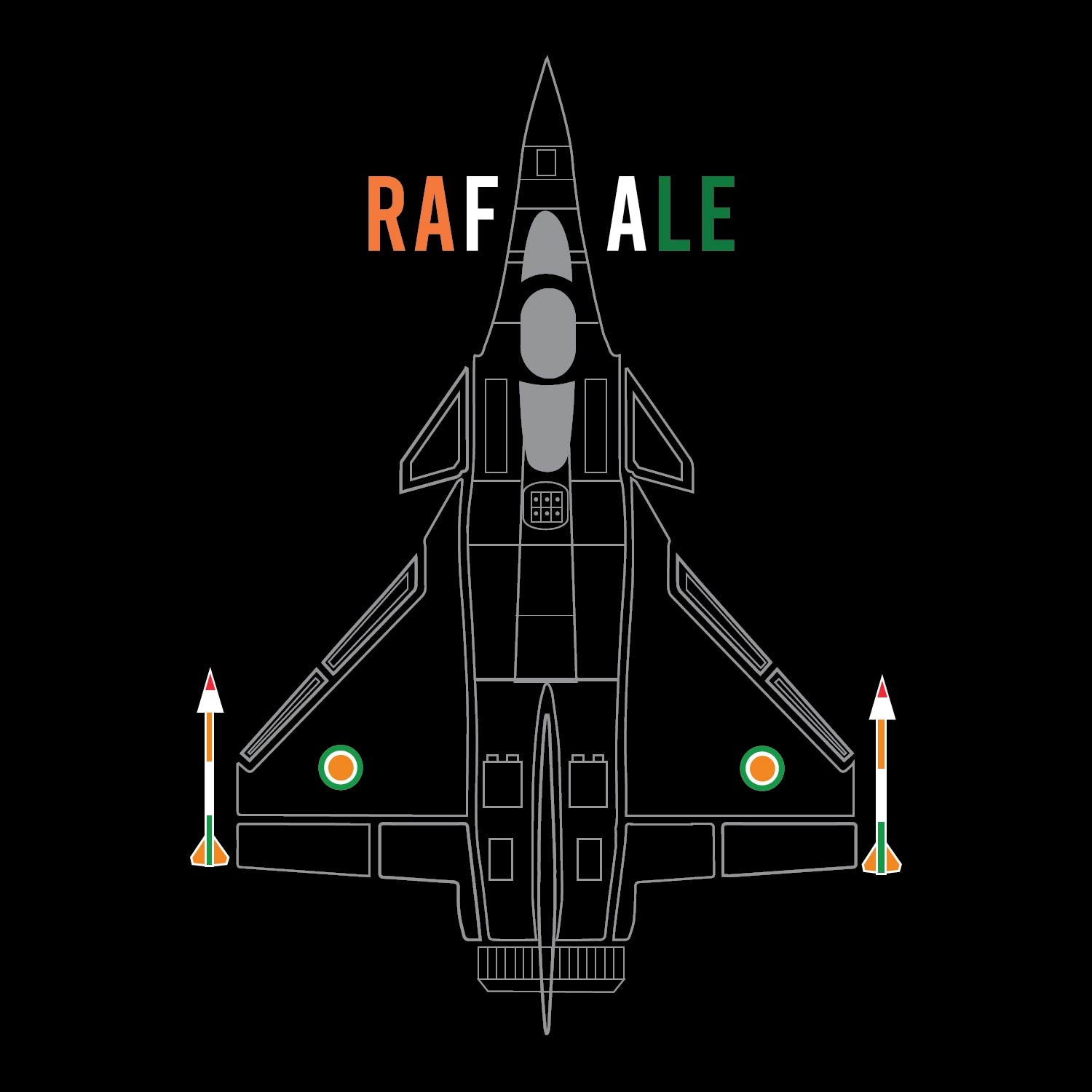 Rafale – Tantra Original Brand Since 1997 – Unisex Cotton Tee Everyday Wear – Shipping Globally!