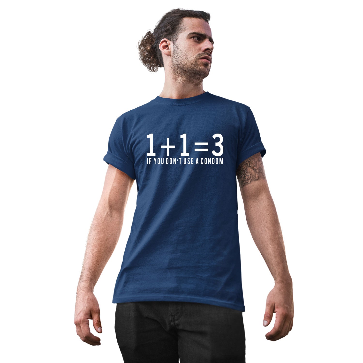 Tantra 1+1=3 Cotton Unisex T-Shirt Everyday Casual Wear Original Since 1997 Shipping Globally