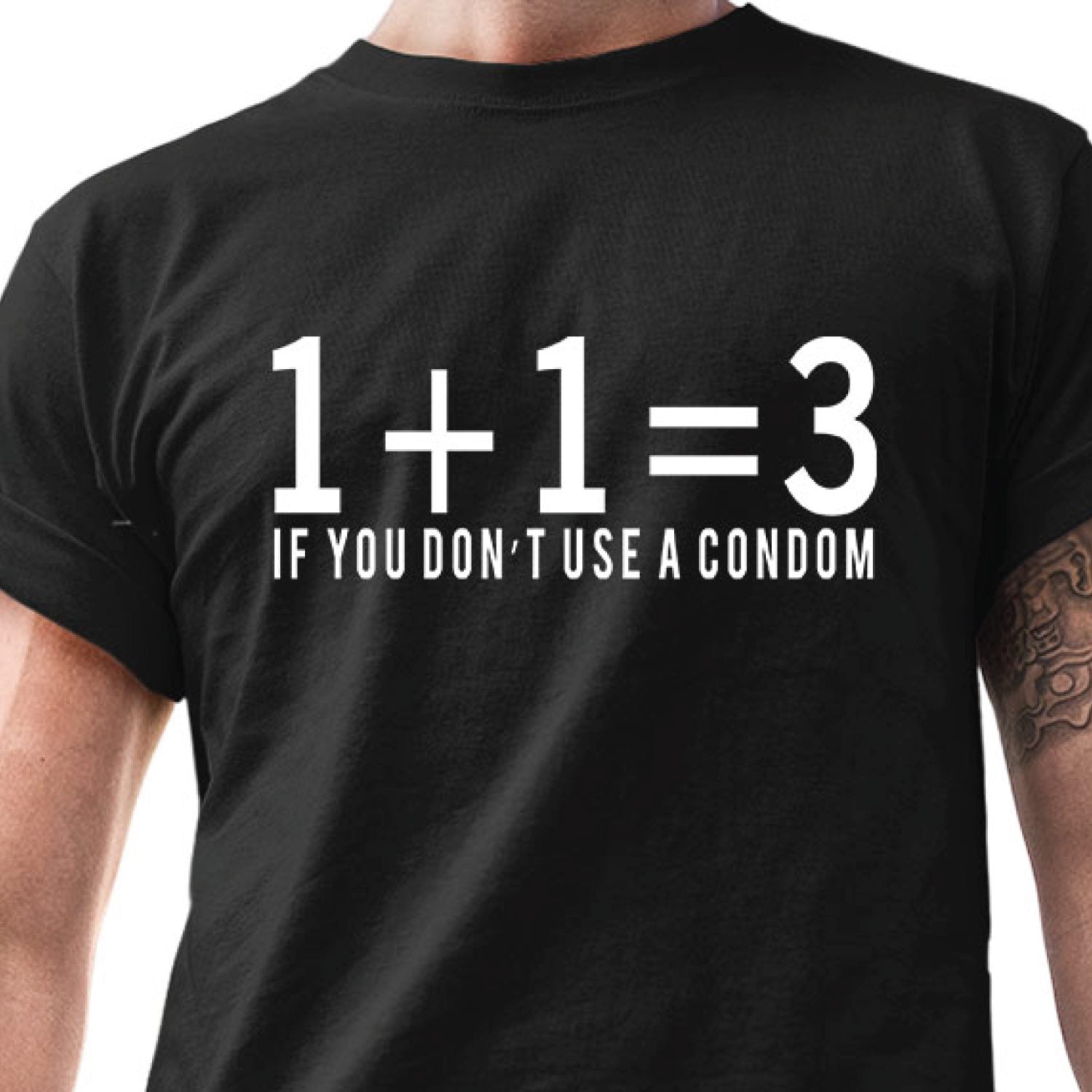 Tantra 1+1=3 Cotton Unisex T-Shirt Everyday Casual Wear Original Since 1997 Shipping Globally