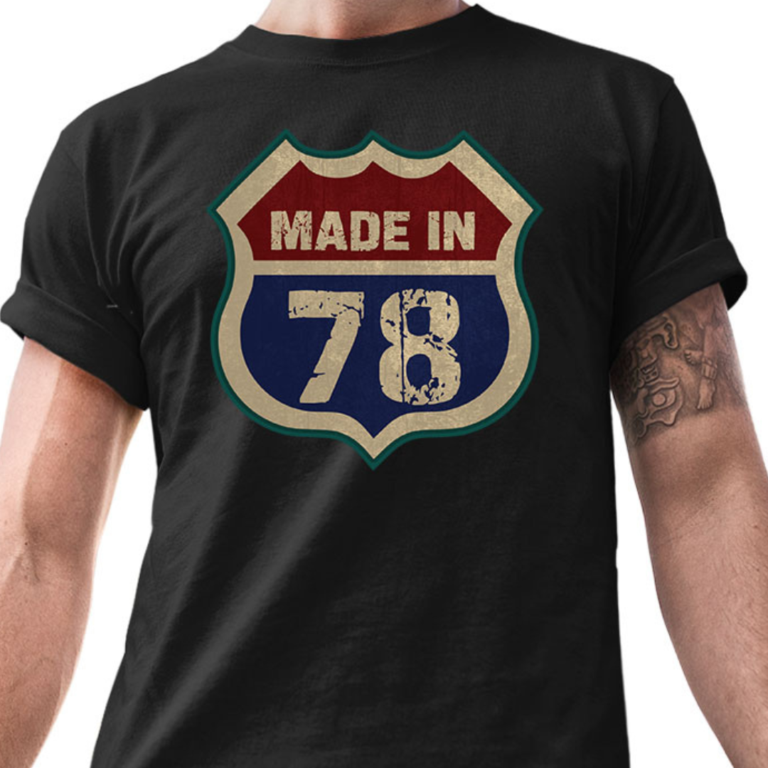 Made in 78 – Tantra Original Since 1997 – Unisex Cotton Tee Everyday Wear – Shipping Globally!