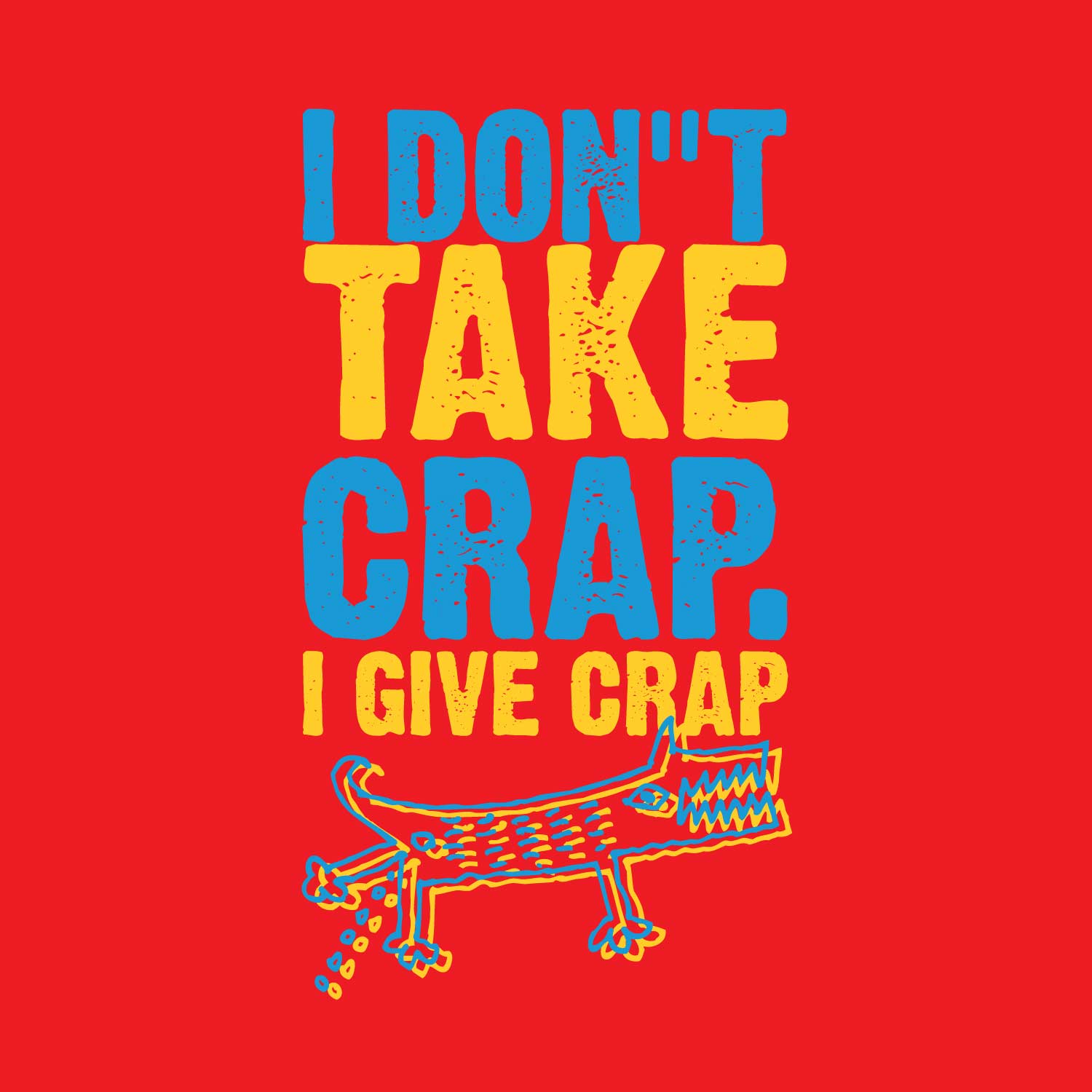 Crap – Tantra Original Brand Since 1997 – Bold Unisex Graphic Cotton Tee – Funny Attitude Wear - Shipping Globally!