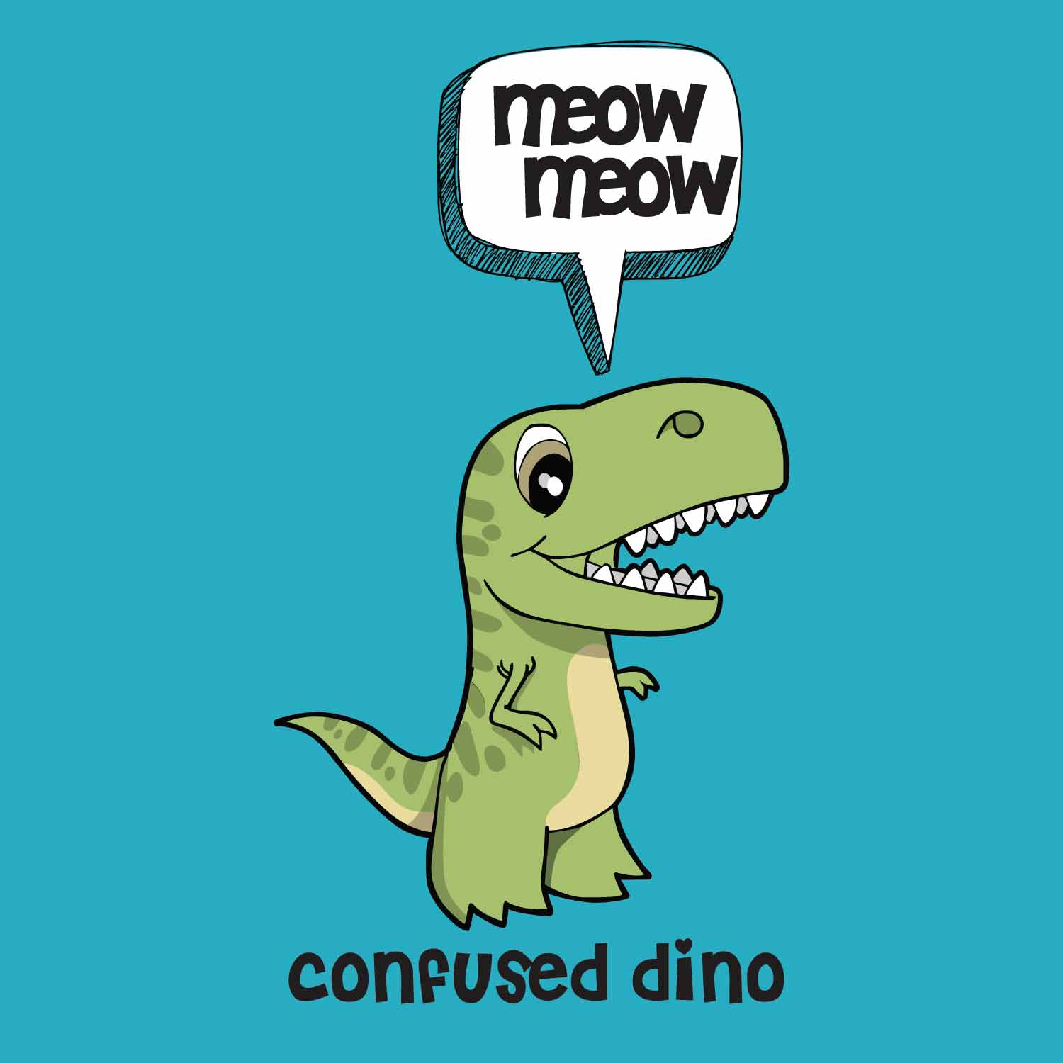 Dino – Tantra Original Since 1997 – Kids Graphic Cotton Tee – Funny Casual Wear - Shipping Globally!