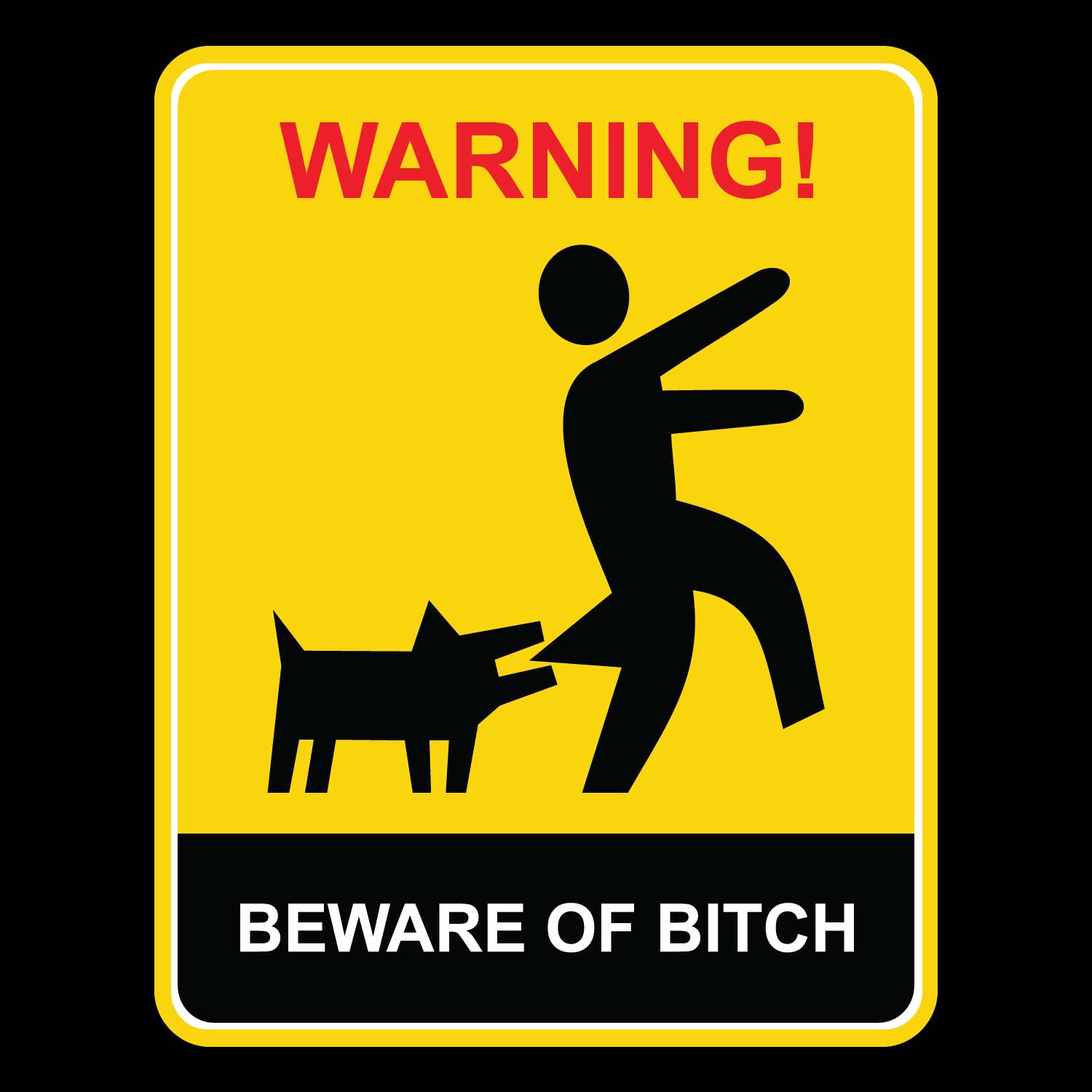 Beware of Bitch – Tantra Original Brand Since 1997 – Unisex Graphic Cotton Tee – Fierce & Fearless Casual Wear - Shipping Globally!