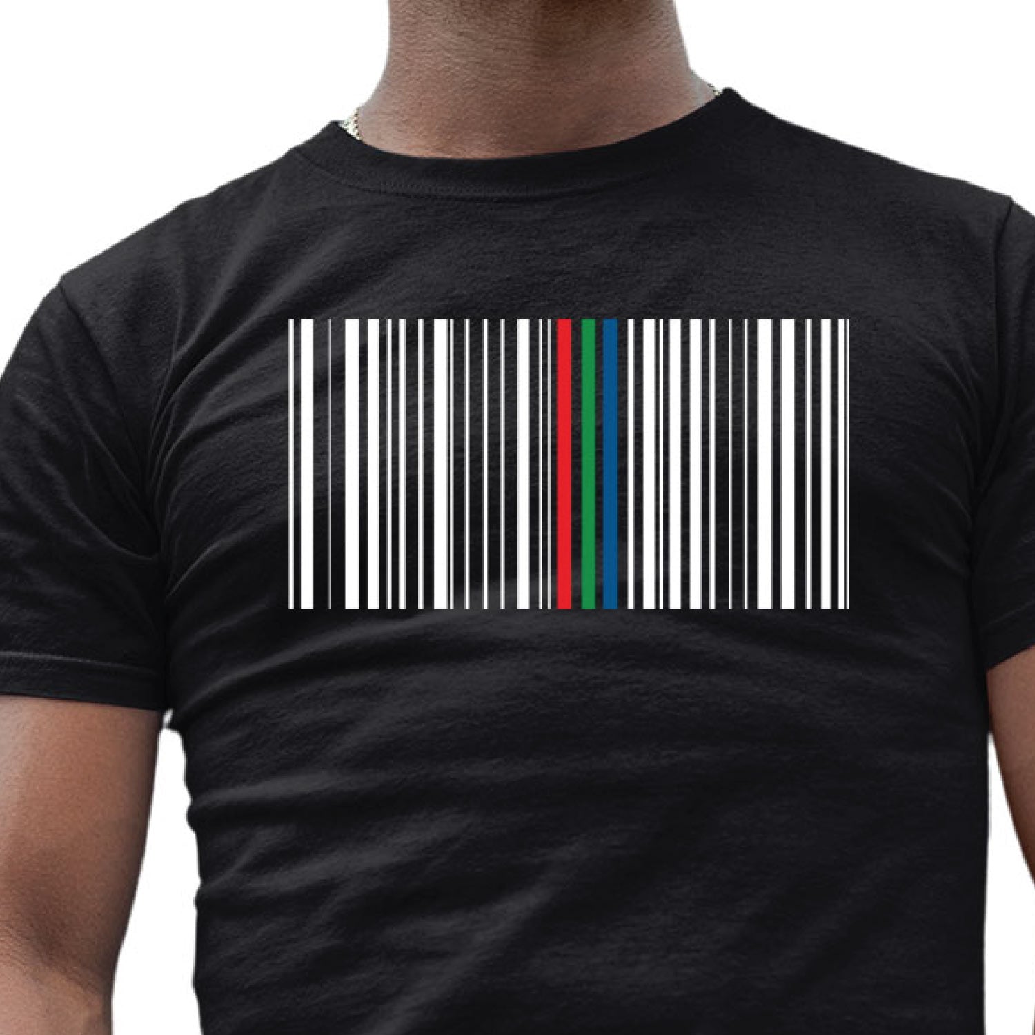 RGB Barcode Tantra Original Since 1997 – Unisex Cotton Tee Everyday Wear – Shipping Globally!