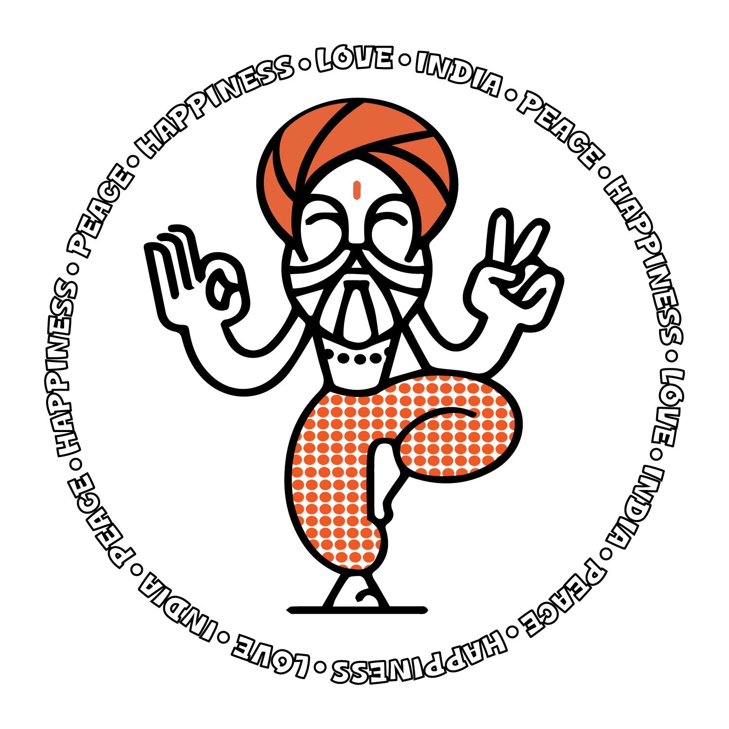 Sadhu – Tantra Original Brand Since 1997 – Unisex Cotton Tee Everyday Wear - Shipping Globally!