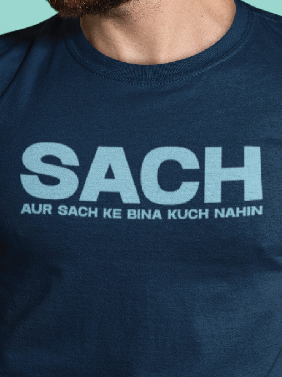 Sach – Tantra Original Brand Since 1997 – Unisex Graphic Cotton Tee – Honest & Minimal Desi Casual Wear - Shipping Globally!