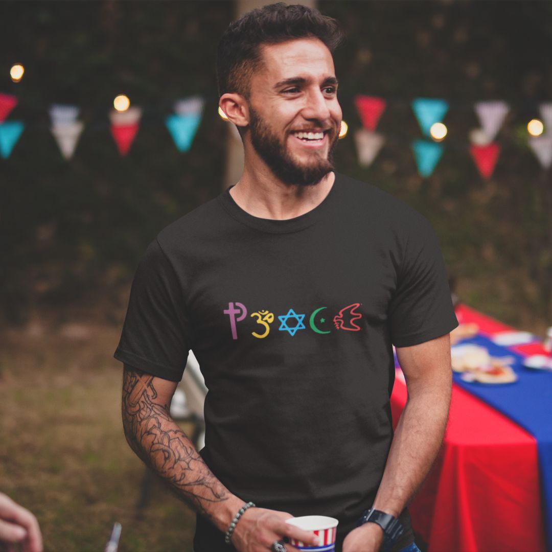 Secular Peace – Tantra Original Since 1997 – Unisex Cotton Tee Everyday Wear – Shipping Globally!