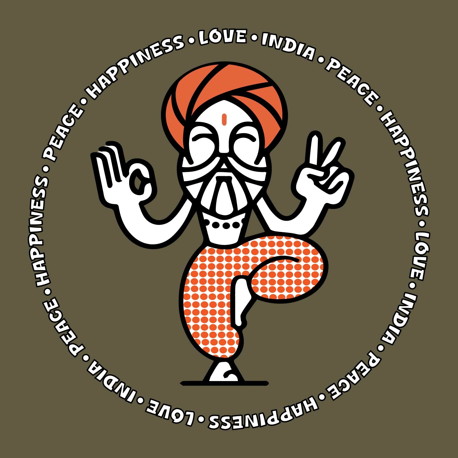 Sadhu – Tantra Original Brand Since 1997 – Unisex Cotton Tee Everyday Wear - Shipping Globally!