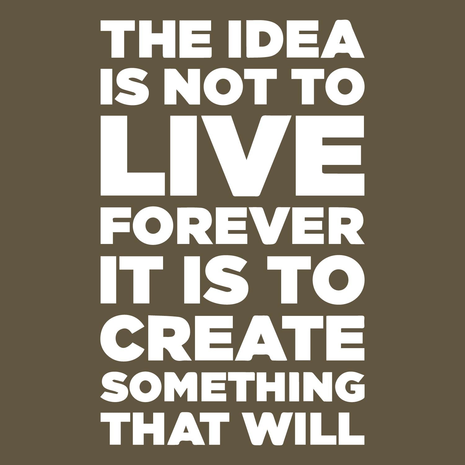 The Idea – Tantra Original Brand Since 1997 –  Inspirational Quote Graphic Unisex Cotton Tee Everyday Wear - Shipping Globally!