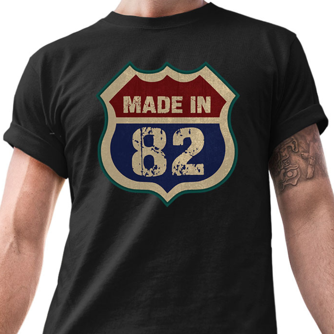 Made in 82 – Tantra Original Since 1997 – Unisex Cotton Tee Everyday Wear – Shipping Globally!