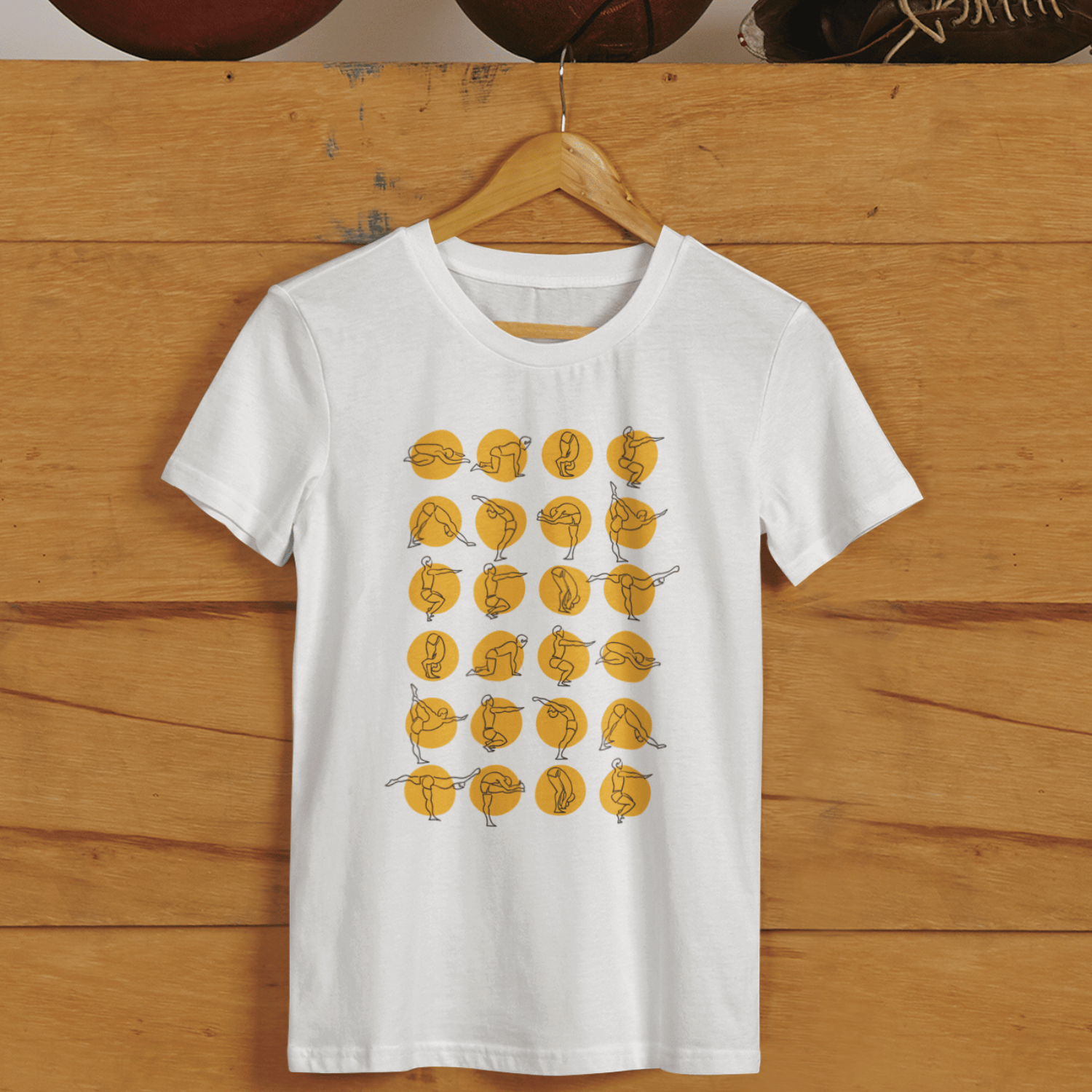 Yoga Poses - Mens T-shirts - Shipping Globally!