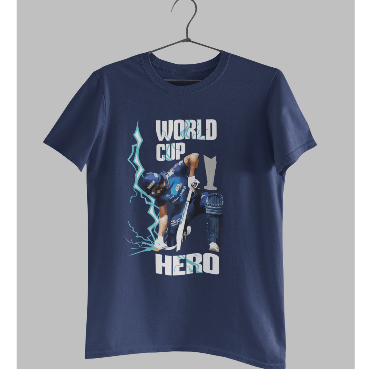 Rohit Wolrd Cup Heros Mens Printed T-shirt - Shipping Globally!