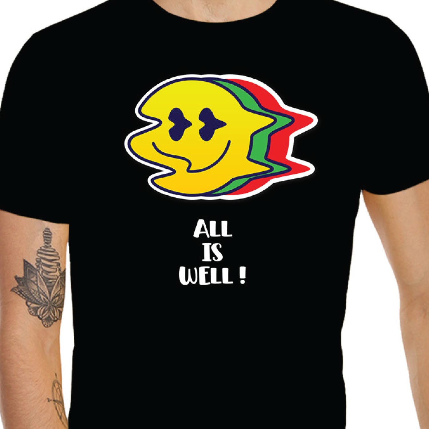 All Is Well Tantra Original Since 1997 – Unisex Cotton Tee Everyday Wear – Shipping Globally!