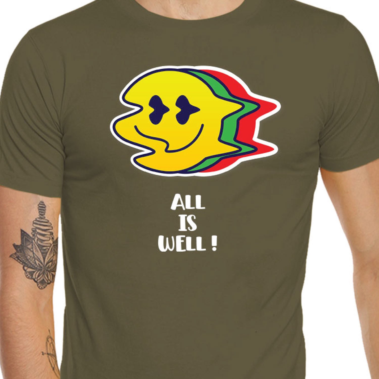 All Is Well Tantra Original Since 1997 – Unisex Cotton Tee Everyday Wear – Shipping Globally!