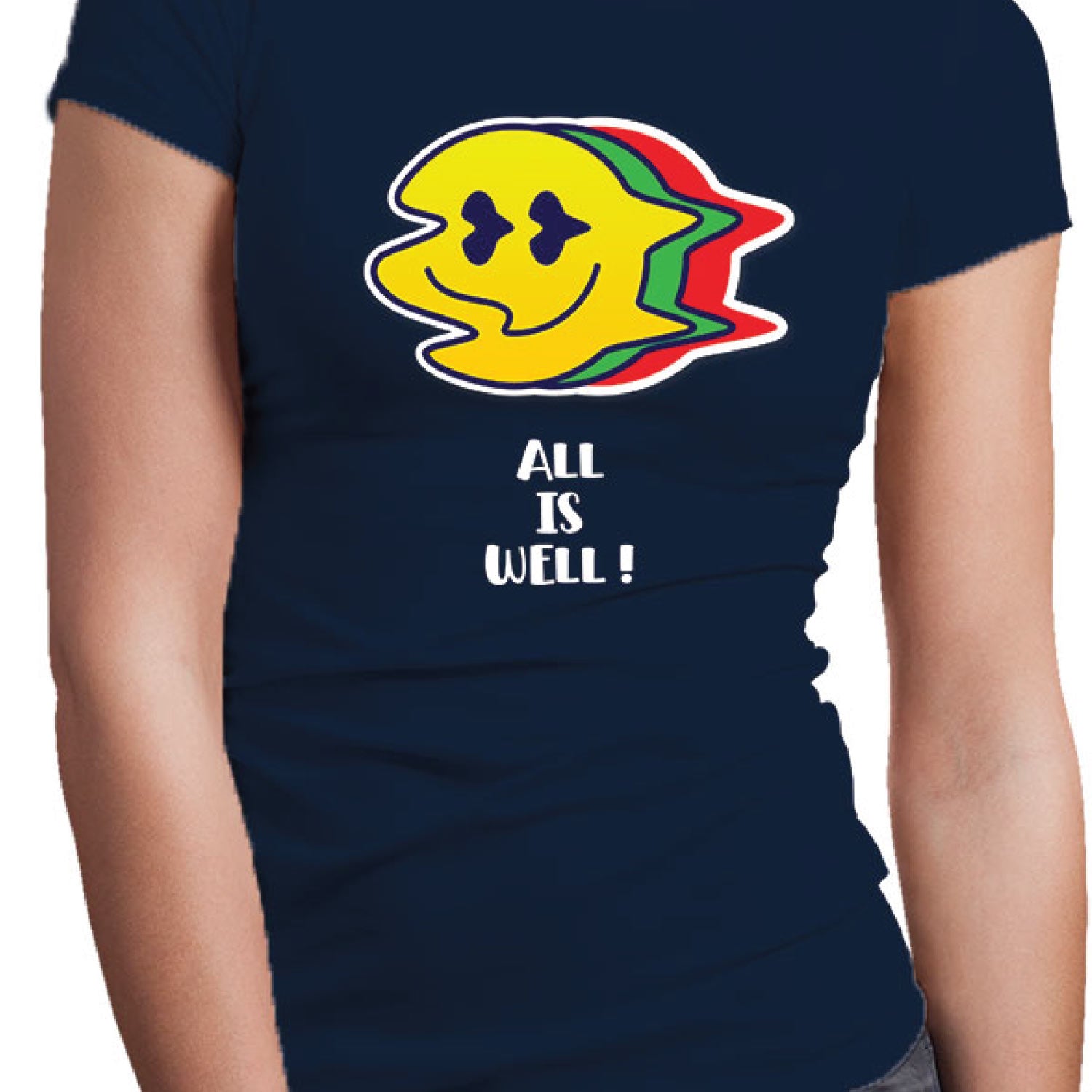 All Is Well Women’s Cotton Tee – Tantra Original Since 1997 –  Everyday Wear – Shipping Globally!