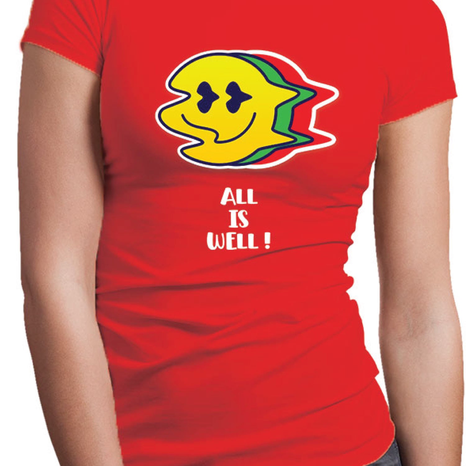All Is Well Women’s Cotton Tee – Tantra Original Since 1997 –  Everyday Wear – Shipping Globally!