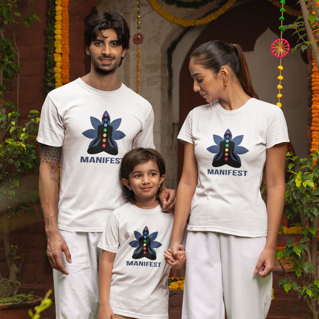 Manifest Family Tee – Tantra Original Since 1997 – 100% Cotton Matching Outfits – Shipping Globally!