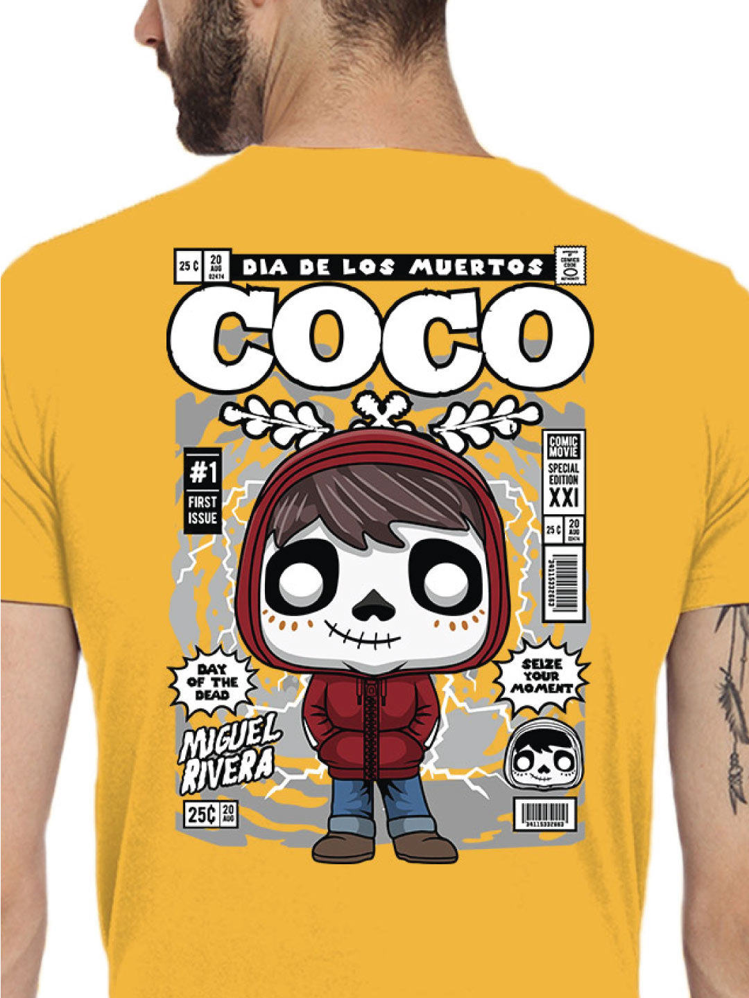 Coco Back Print – Tantra Original Brand Since 1997 – Unisex Cotton Tee – Everyday Wear - Shipping Globally!