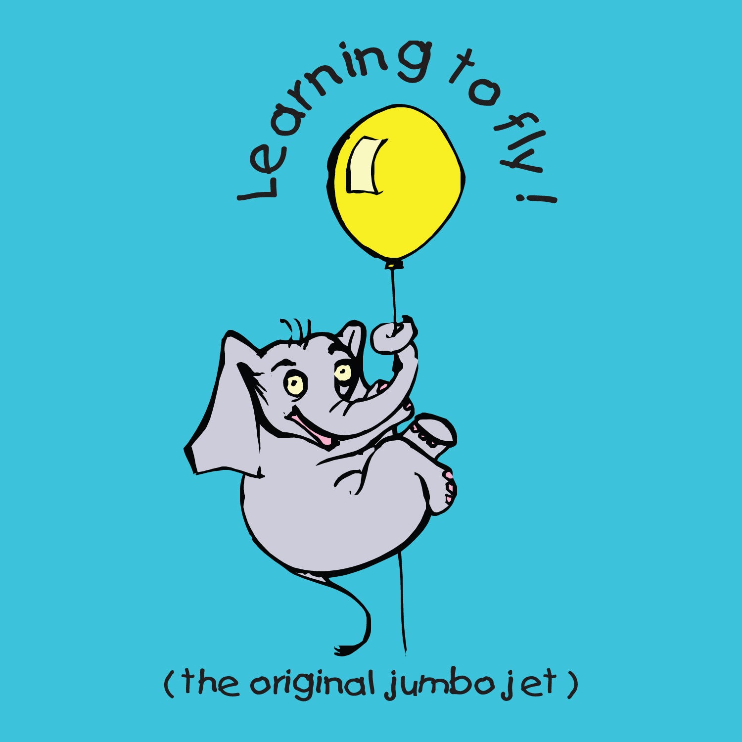 Learning to Fly Kids Tee – Tantra Original Since 1997 – Cotton Tee Everyday Wear – Shipping Globally!