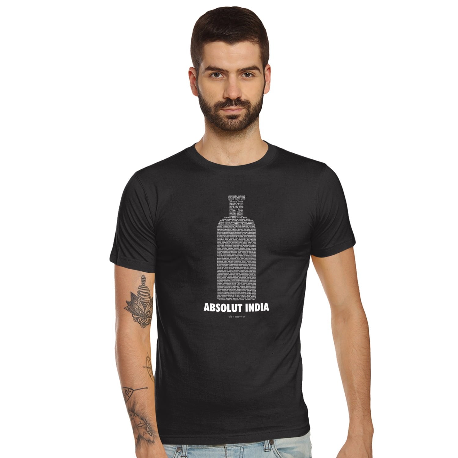 Absolut India - Men's Printed Tee - Shipping Globally