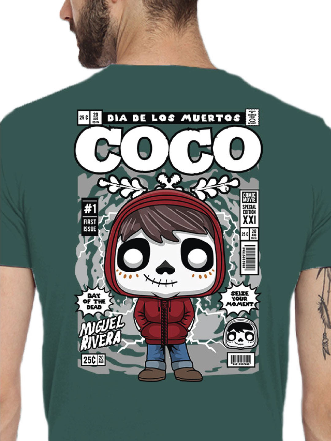 Coco Back Print – Tantra Original Brand Since 1997 – Unisex Cotton Tee – Everyday Wear - Shipping Globally!
