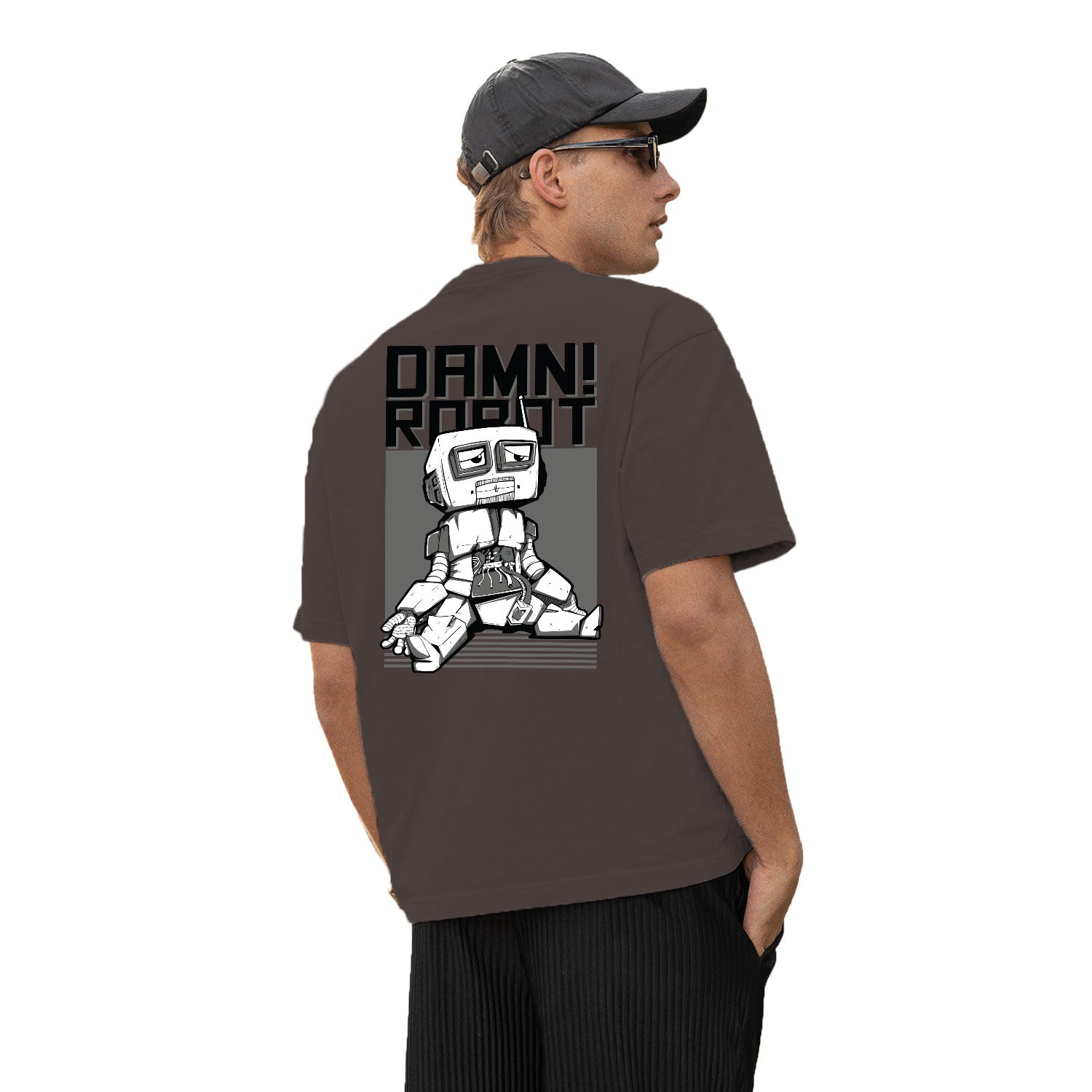 Damn! Oversize Back Print – Tantra Original Brand Since 1997 – Unisex Cotton Tee Everyday Wear - Shipping Globally!