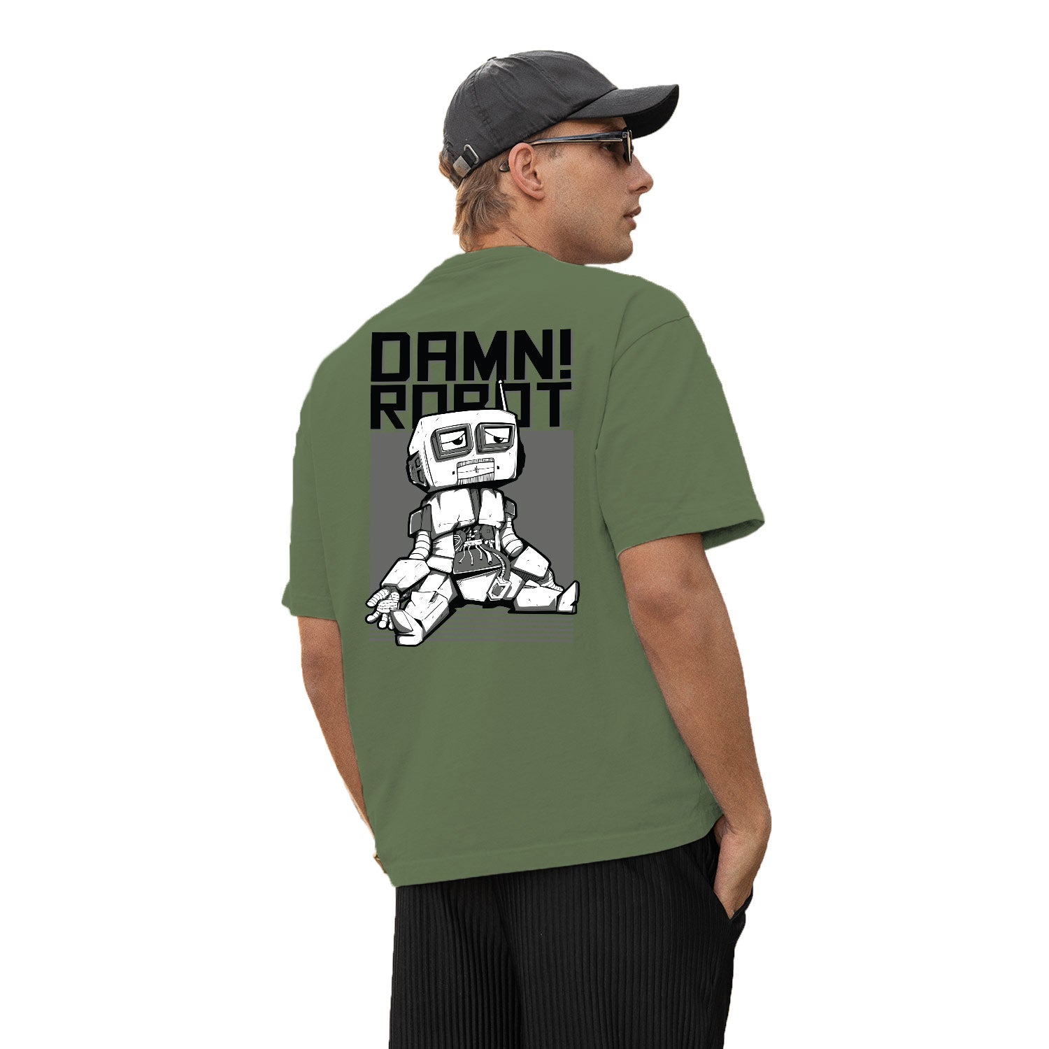 Damn! Oversize Back Print – Tantra Original Brand Since 1997 – Unisex Cotton Tee Everyday Wear - Shipping Globally!