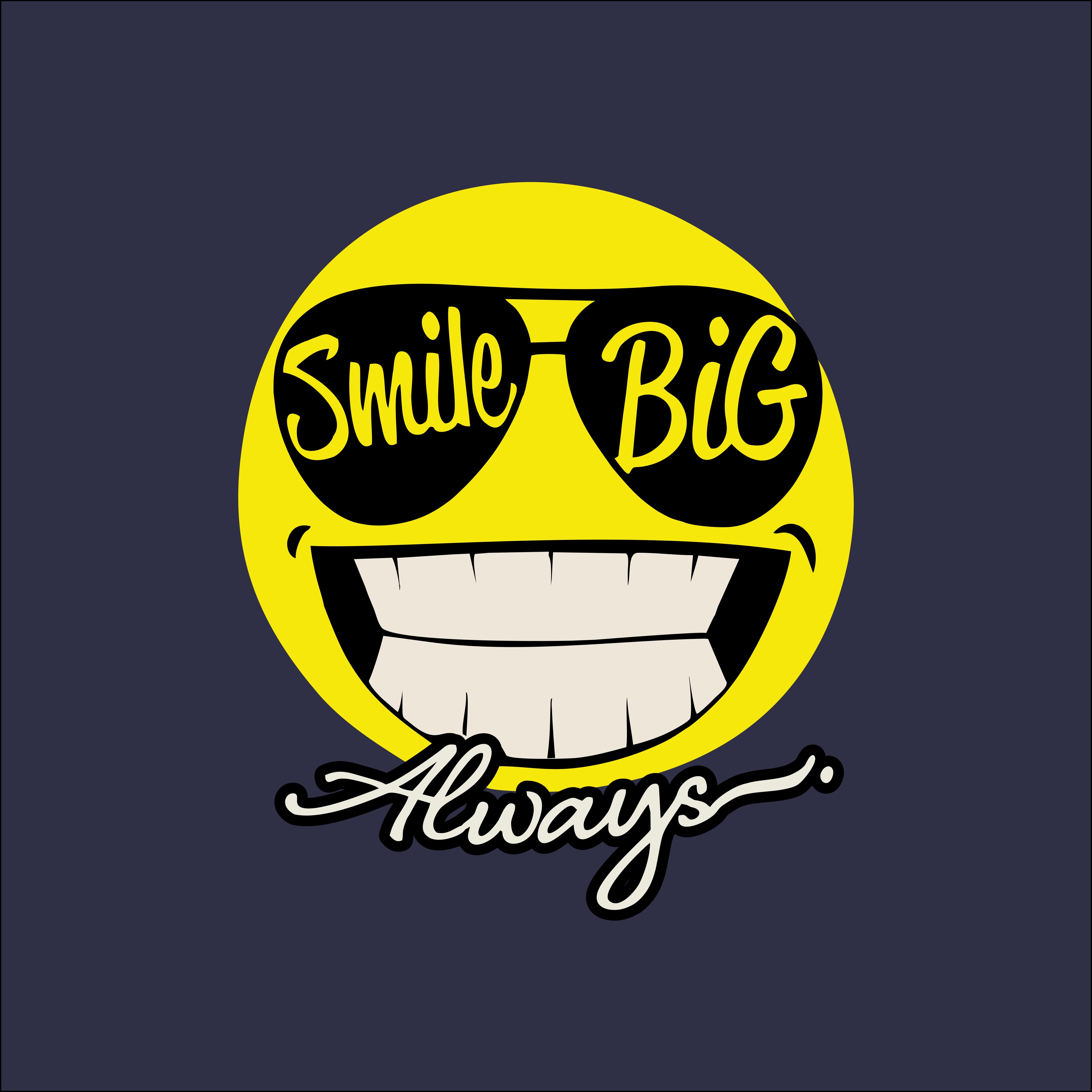 Tantra Big Smile - Graphic Print Regular Fit Half Sleeve Round Neck Cotton T-Shirt - Shipping Globally!