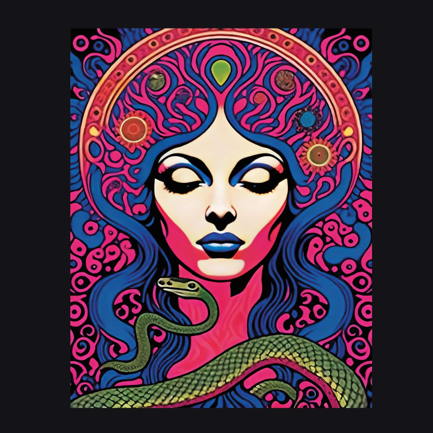 Tantra Black Magic Women's 100% Cotton Round Neck Graphic Printed T-Shirt - Shipping Globally!