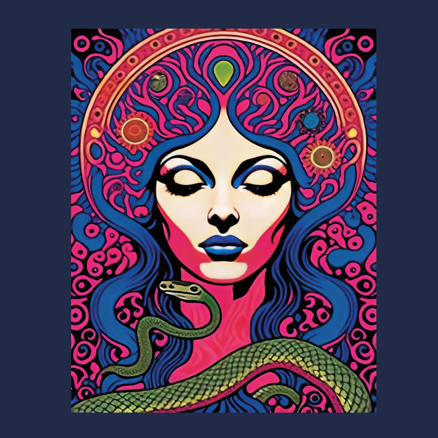 Tantra Black Magic Women's 100% Cotton Round Neck Graphic Printed T-Shirt - Shipping Globally!