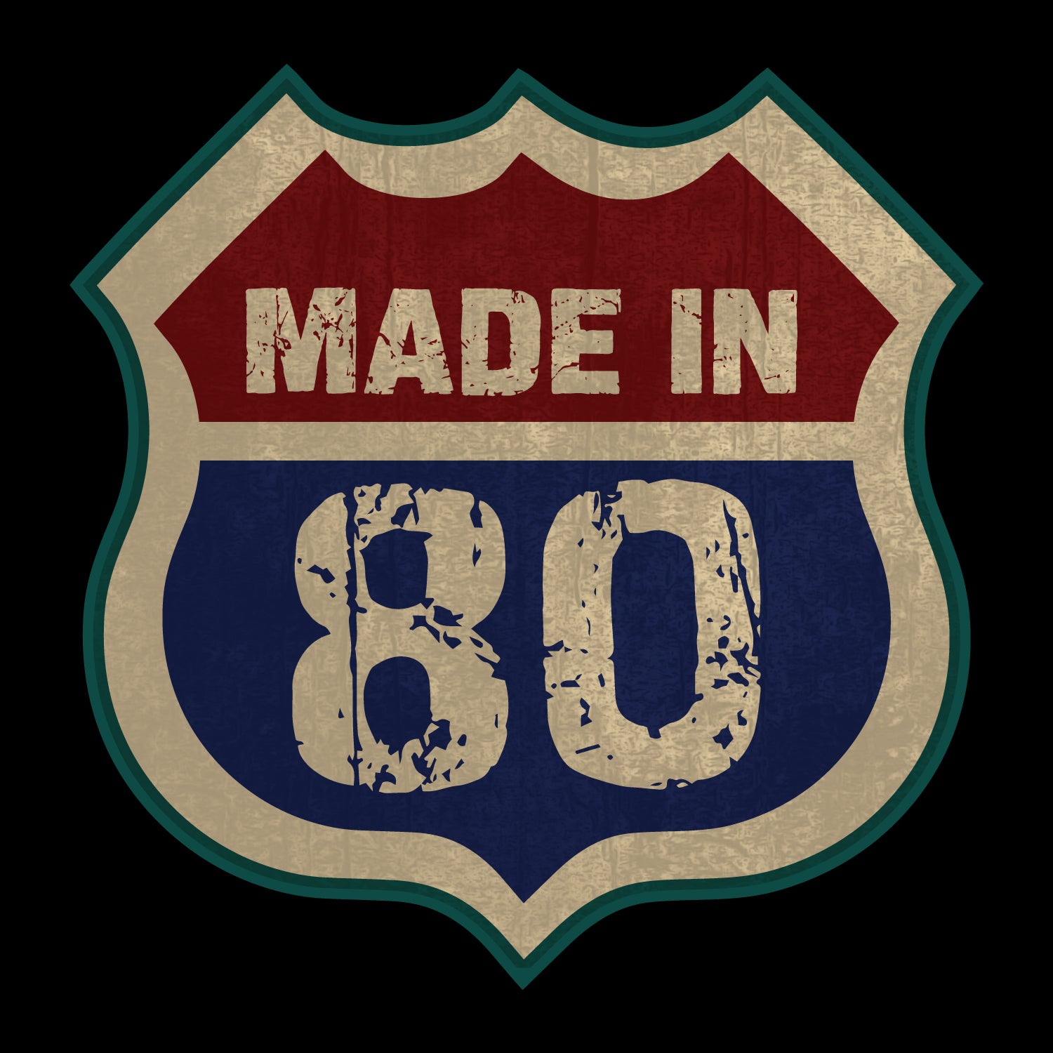 Made in 80 – Tantra Original Since 1997 – Unisex Cotton Tee Everyday Wear – Shipping Globally!