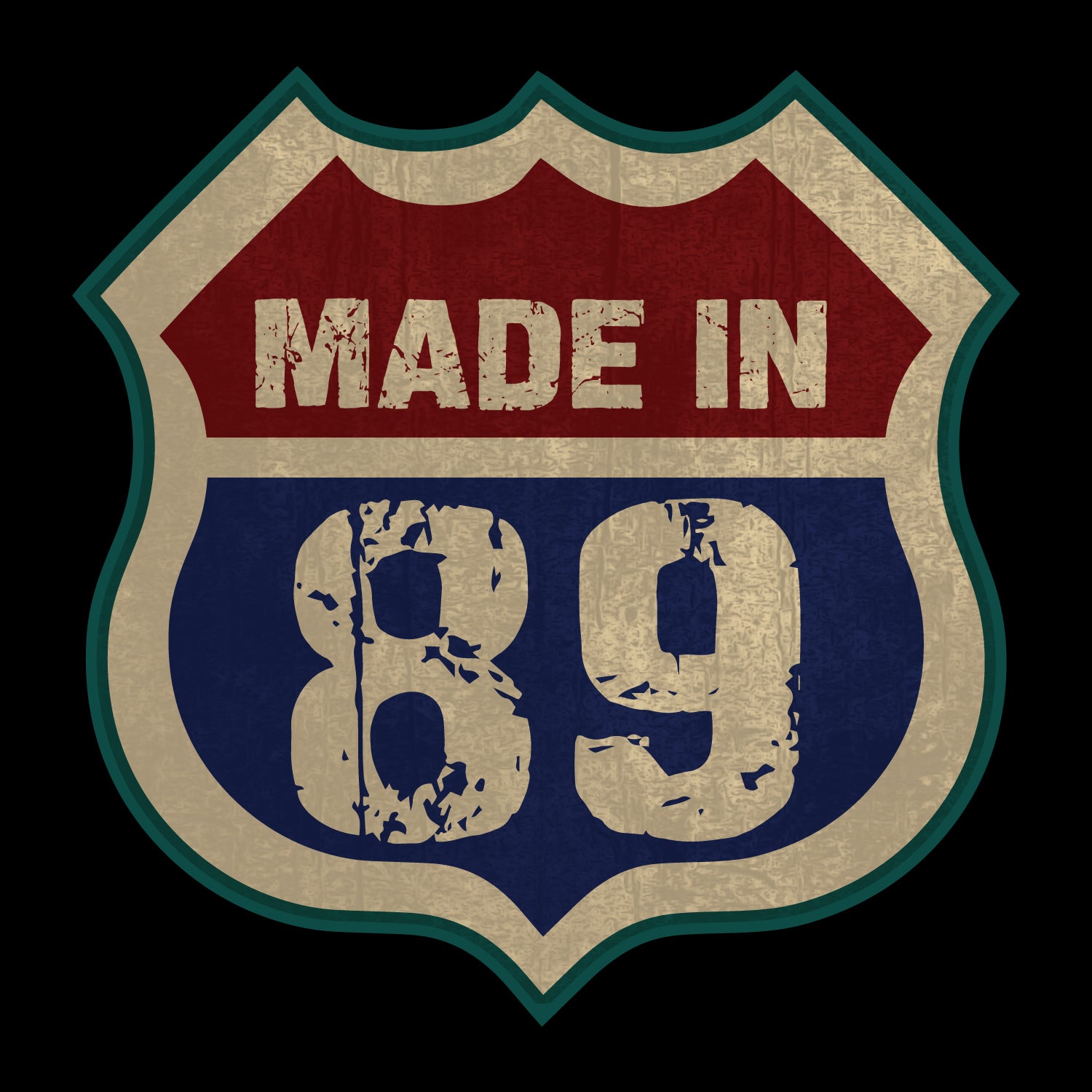 Made in 89 – Tantra Original Since 1997 – Unisex Cotton Tee Everyday Wear – Shipping Globally!