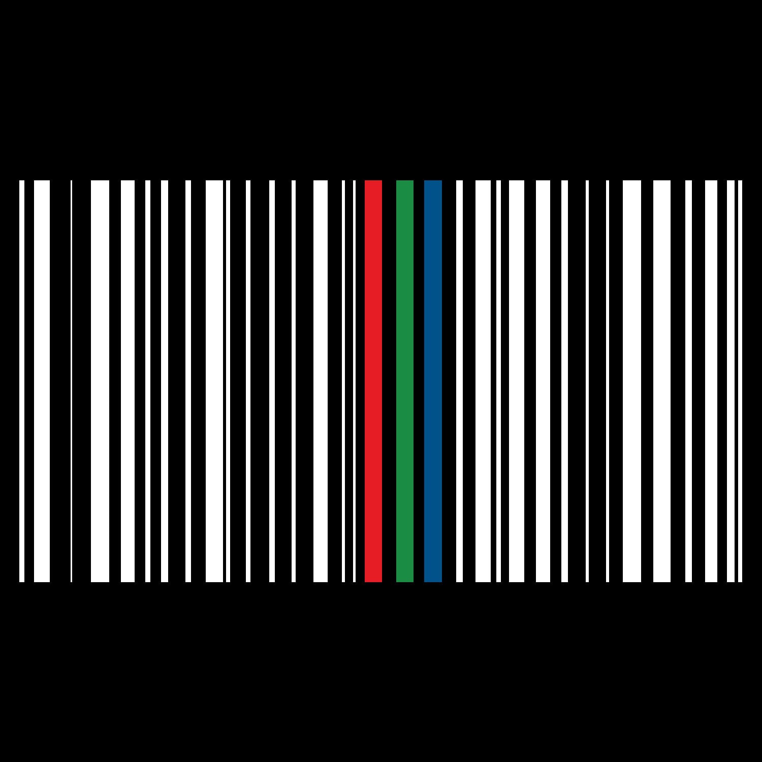 RGB Barcode Tantra Original Since 1997 – Unisex Cotton Tee Everyday Wear – Shipping Globally!