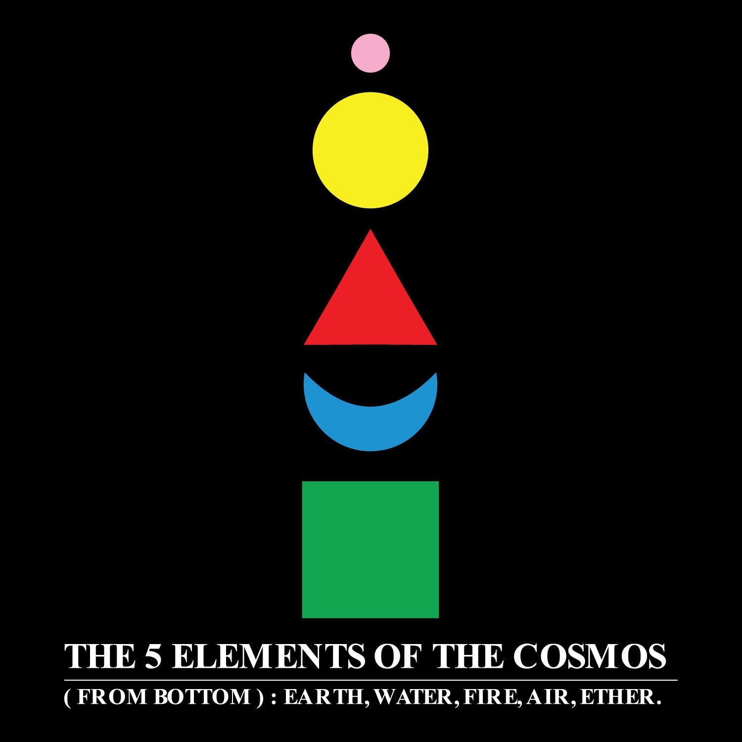 5 Elements of Cosmos – Tantra Original Since 1997 – Unisex Cotton Tee Everyday Wear – Shipping Globally!