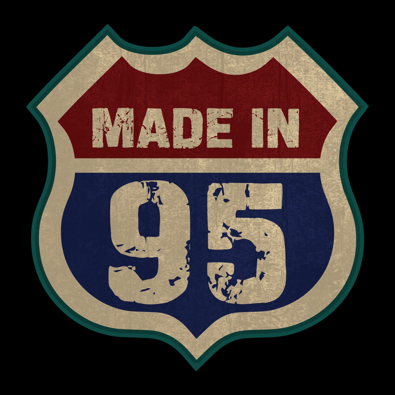 Made in 95 – Tantra Original Since 1997 – Unisex Cotton Tee Everyday Wear – Shipping Globally!