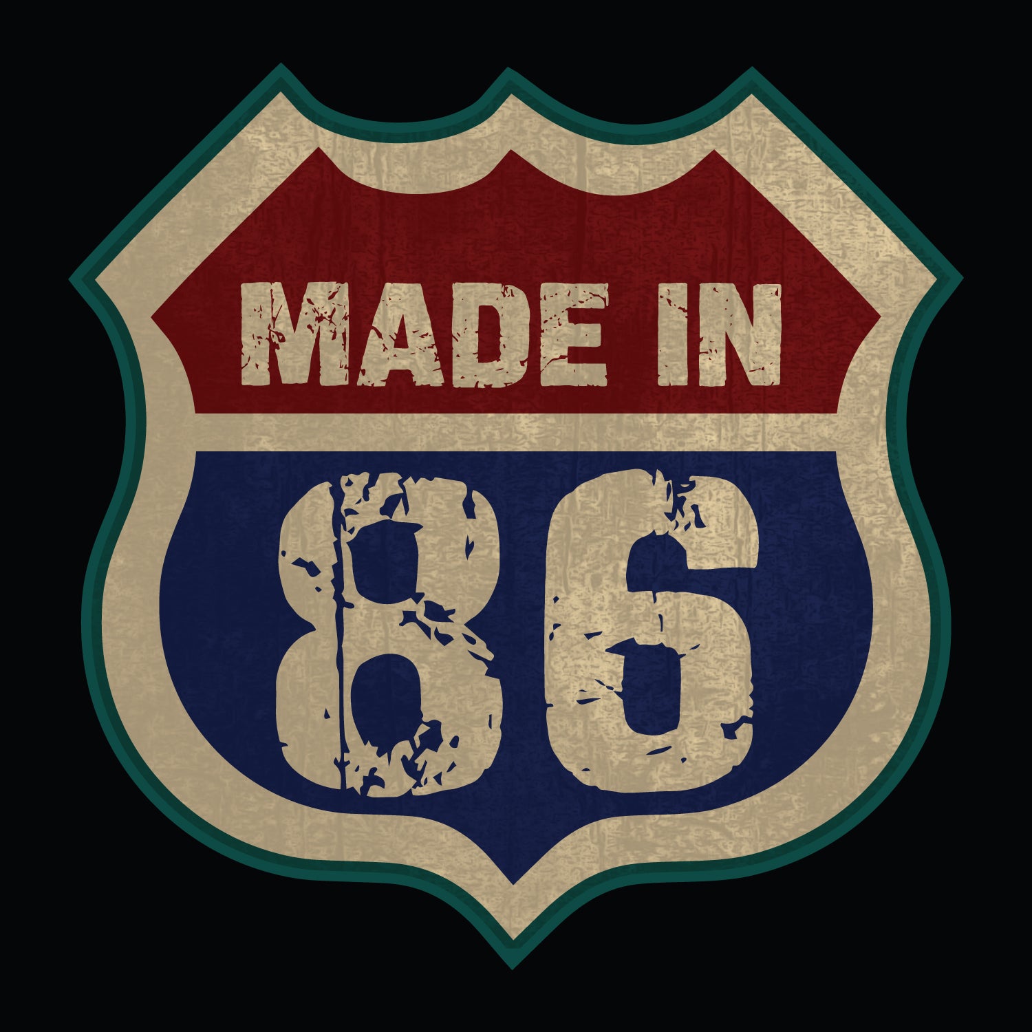 Made in 86 – Tantra Original Since 1997 – Unisex Cotton Tee Everyday Wear – Shipping Globally!