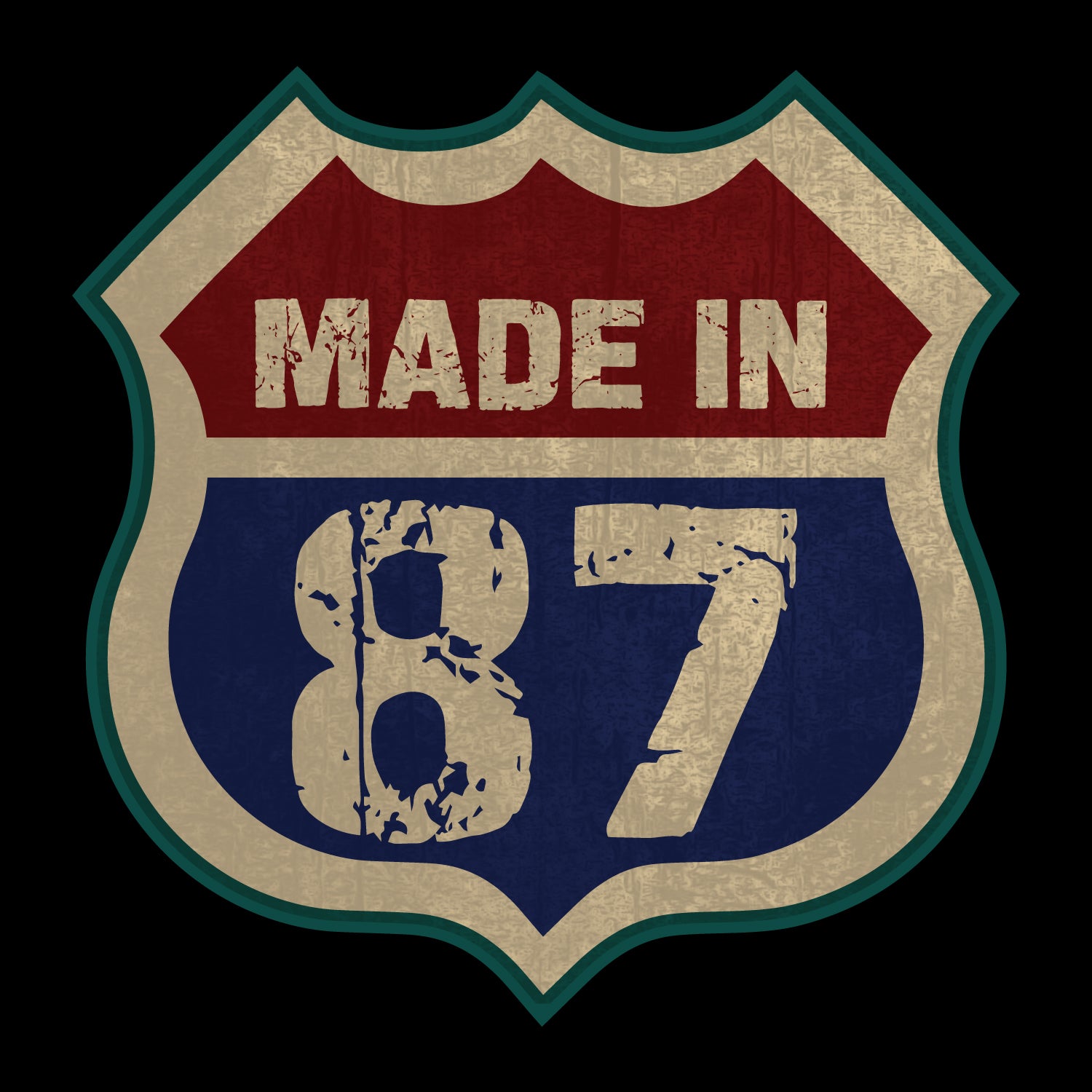 Made in 87 – Tantra Original Since 1997 – Unisex Cotton Tee Everyday Wear – Shipping Globally!