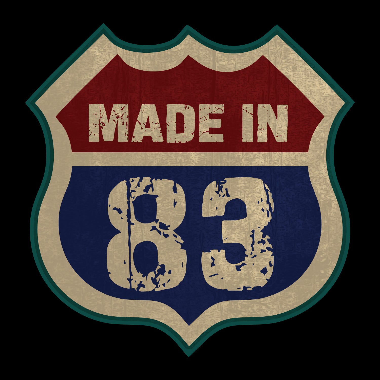 Made in 83 – Tantra Original Since 1997 – Unisex Cotton Tee Everyday Wear – Shipping Globally!