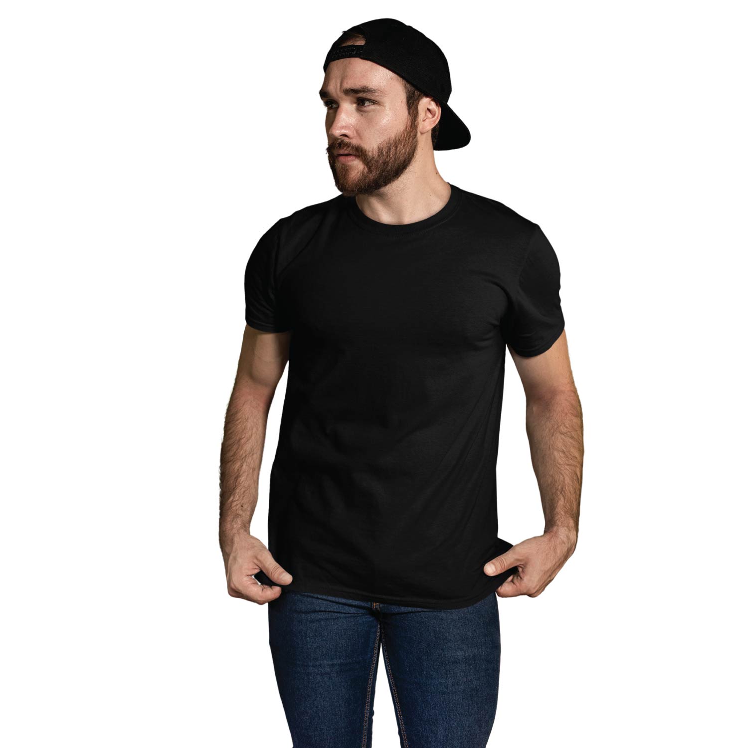 Tantra Pack of 4 Plain T-Shirts Black Navy Blue Red Olive Green Unisex Cotton Everyday Casual Wear Original Since 1997 Shipping Globally