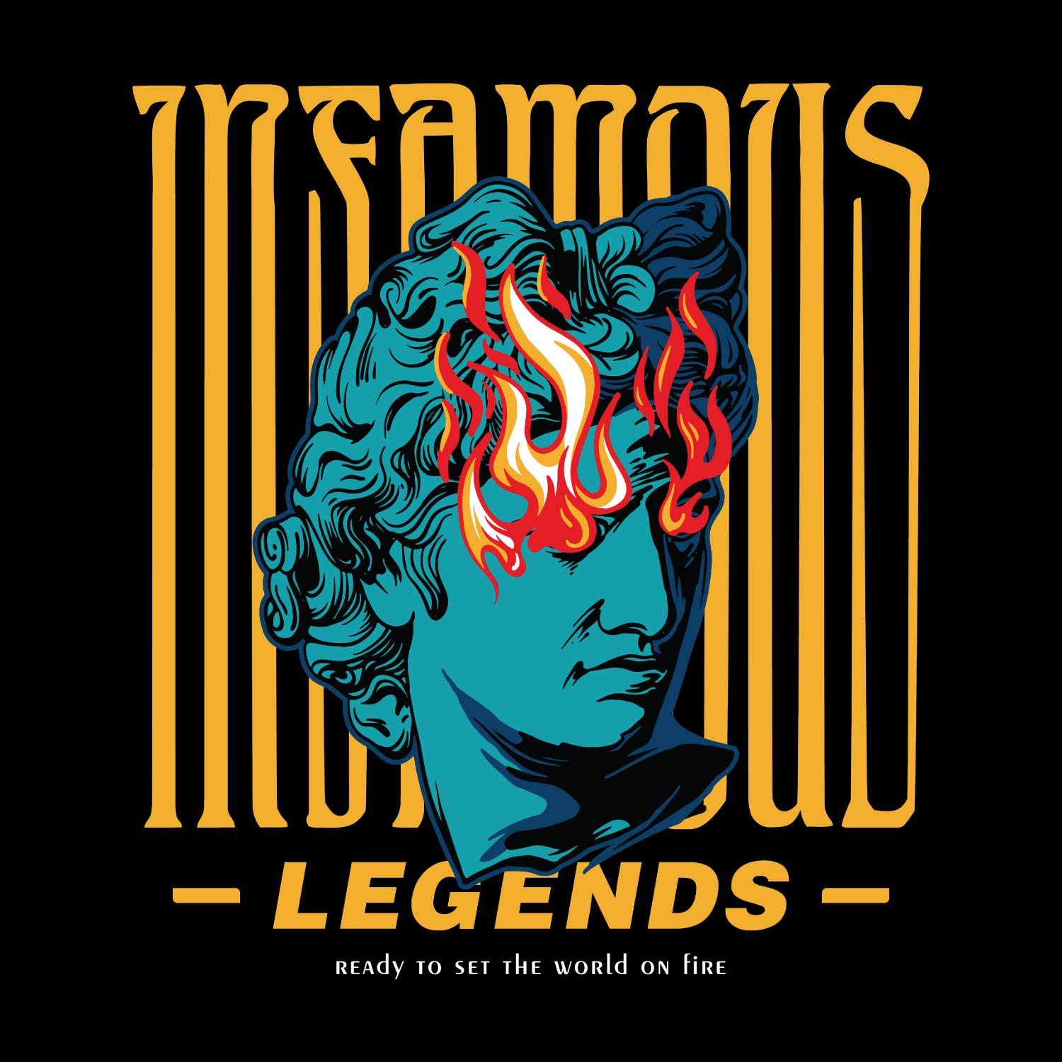 Legends 2 T-Shirt – Tantra Original Brand Since 1997 – Unisex Cotton Tee – Graphic Casual Everyday Wear - Shipping Globally!