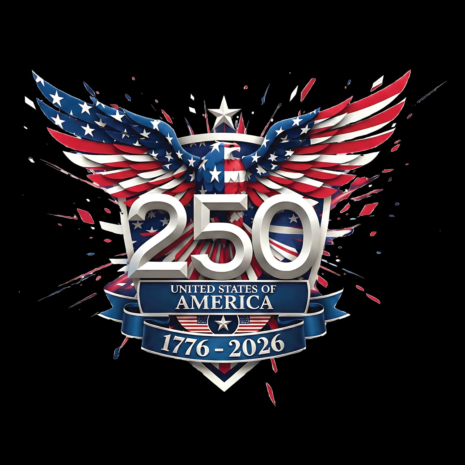 Tantra 250 Years Strong 1776-2026 Cotton Unisex T-Shirt Black Round Neck Everyday Casual Wear Original Since 1997 Shipping Globally