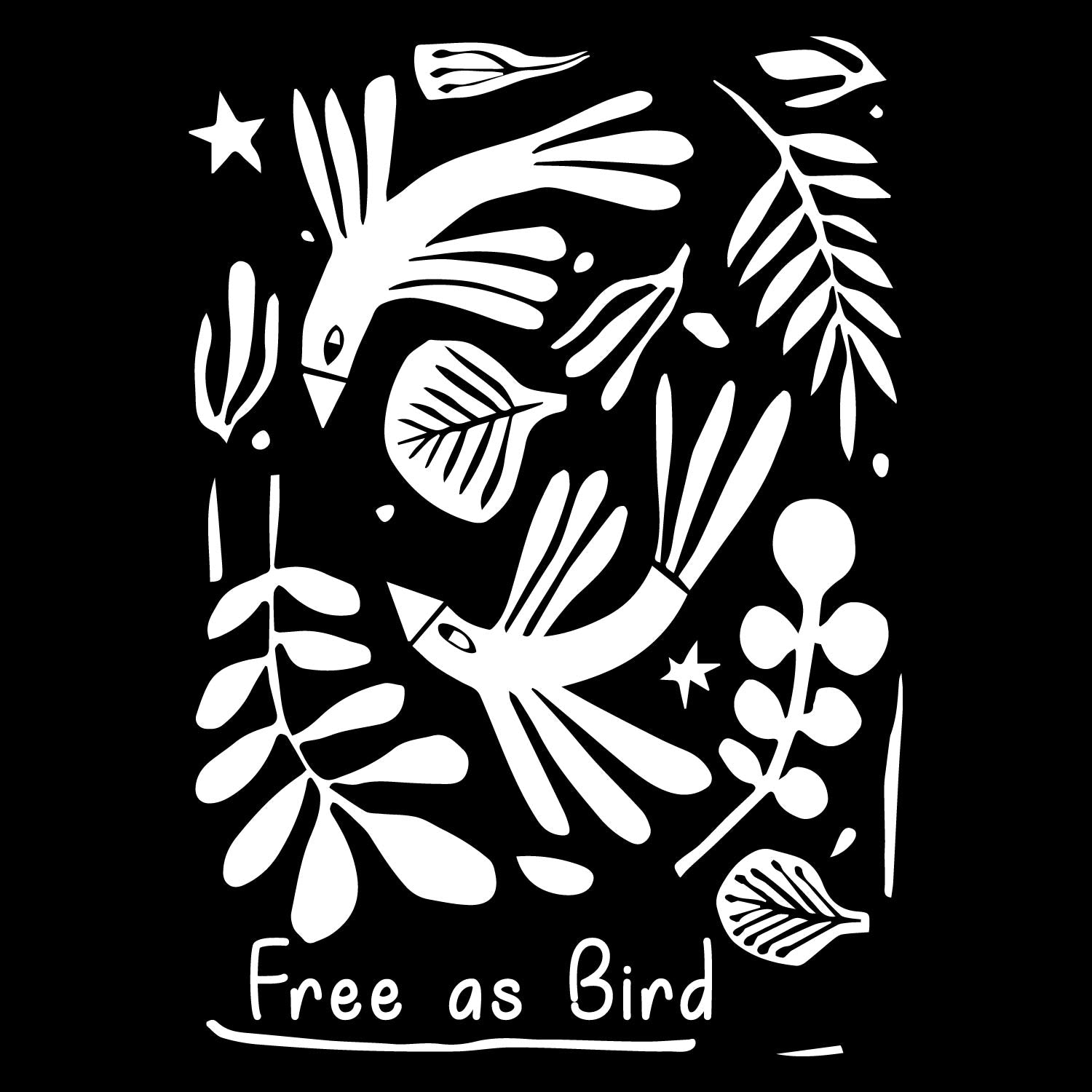 Tantra Free As Bird Women’s Cotton Graphic T-Shirt Everyday Casual Wear Original Since 1997 Shipping Globally