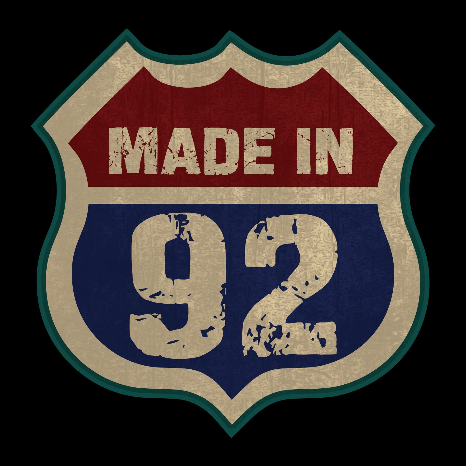 Made in 92 – Tantra Original Since 1997 – Unisex Cotton Tee Everyday Wear – Shipping Globally!