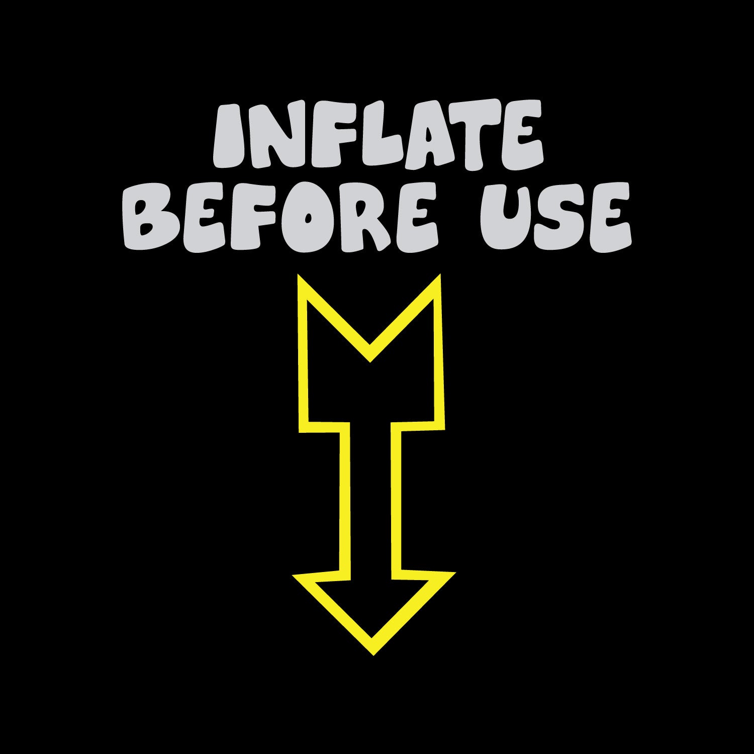 Inflate – Tantra Original Since 1997 – Unisex Cotton Tee Everyday Wear – Shipping Globally!