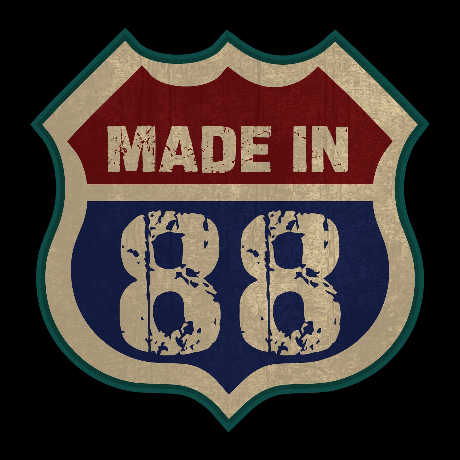 Made in 88 – Tantra Original Since 1997 – Unisex Cotton Tee Everyday Wear – Shipping Globally!